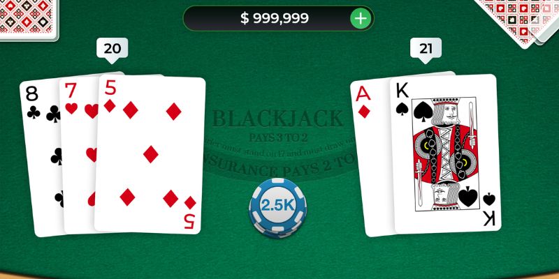 Cách chơi Blackjack chuẩn quay tắc